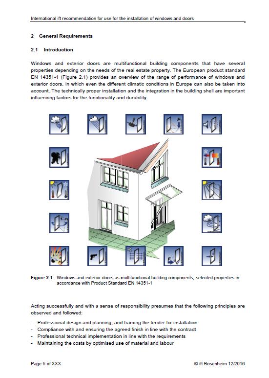 Wytyczne do montażu okien i drzwi zewnętrznych - fragment Instrukcji RAL