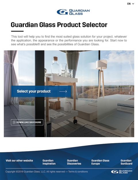 20190101grdpr164 guardian glass product selector